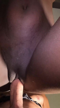 Breeding My Ebony Teen Slut with My Big White Cock in Doggystyle!