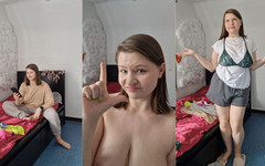 Tina Angel: Примерка перегона с маленьким членом