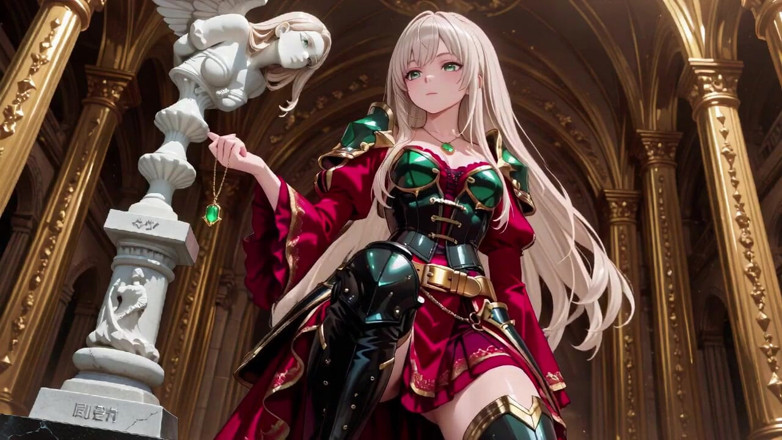 Tay Swift X: Zakázaná fantazie v červené a zelené pancíři! Blonde Knight Lounge svůdně,...