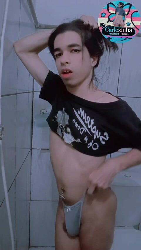 Srta. Carla: Carlezinha - สาวร่านเปลือยโชว์ก้นและอวัยวะเพศนุ่มของเธอ