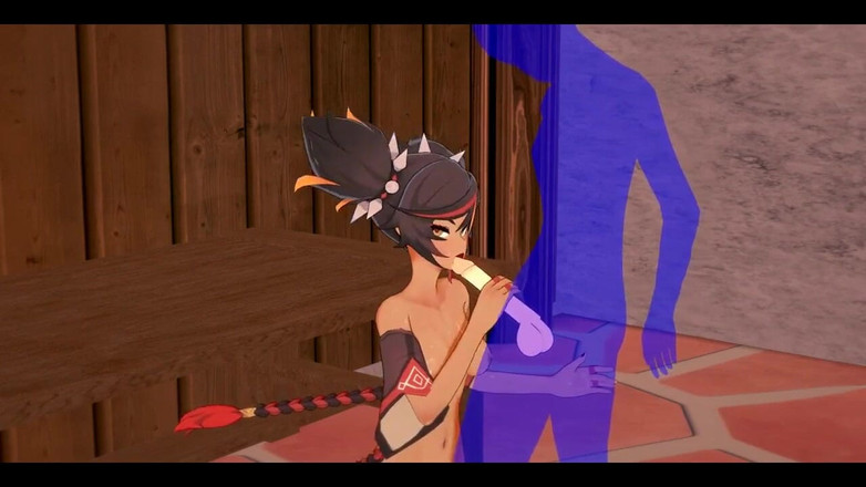 HentaiTubes: Genshin impact хентай - xinyan мастурбує і робить мінет - японська азіатська манга аніме фільм гра порно