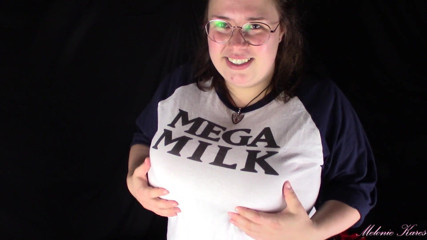 Melonie Kares: Mega Milk Shirt and Teen Bra
