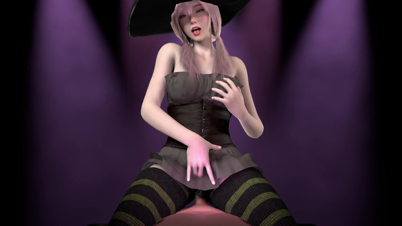 PixelAftDark: Pusingan Penyihir Korea (halloween menunggang sudut pandangan pertama)