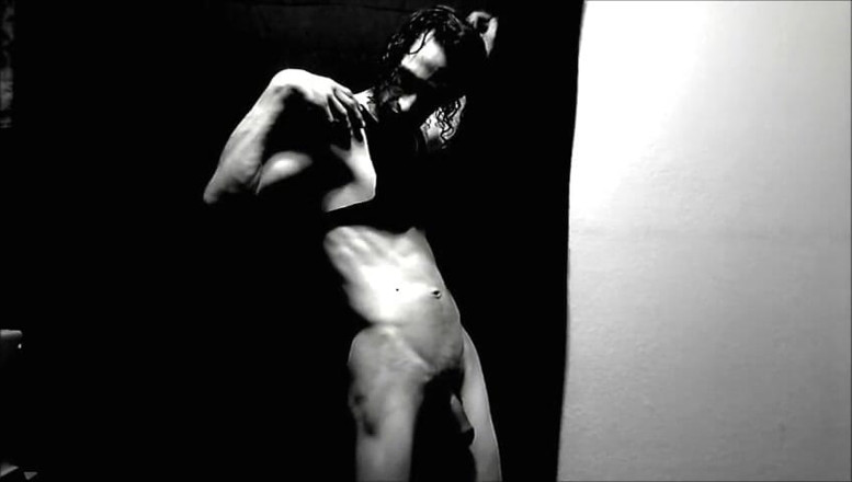 LilTaste: Transgirl Naked Posing for Self-photography Artwork