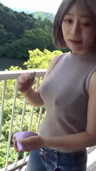 Stream Journey as a Slender Beauty Masters the Thrill of Standing Release Outdoors Part.2