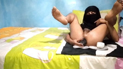 couplealiii: Huge Dildos, Rosebud, Auto Fisting and Jerking with My Balls...