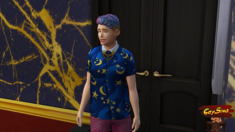 Dirty gay Sims: Mai Întâi Un Fiu Vitreg, Dar Acum O Fată Efeminată