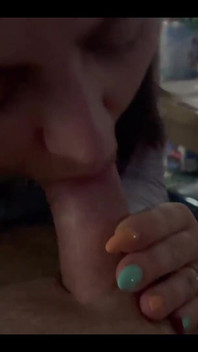 Best Blowjob in the Morning. Cum in Mouth