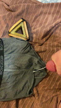 Cumming on Underwear