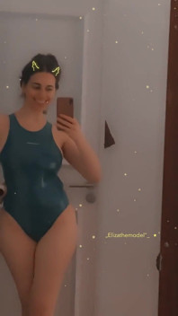 My New Wet Look Swimsuit