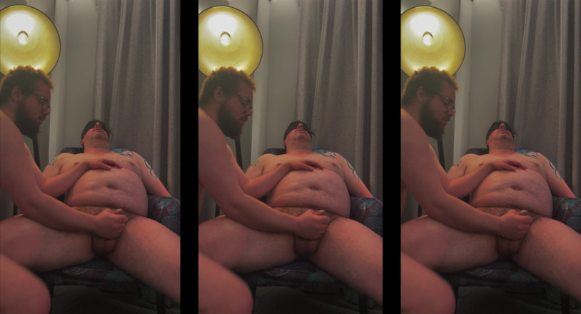 uktattooedchub74: Man Milking Episode 6