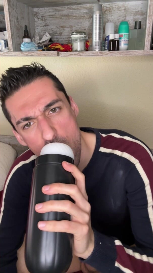 Liam Harding: Hot Stepdaddy Showing off Big Cock and Playing with Vibrator