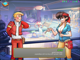 Porny Games: 우주 구조 : 코드 핑크 v7.0 - 폐차장 소파에서 섹스 (2)