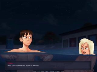 Dirty GamesXxX: Saga summertime: gorąca seksowna blondynka z basenu ep.24