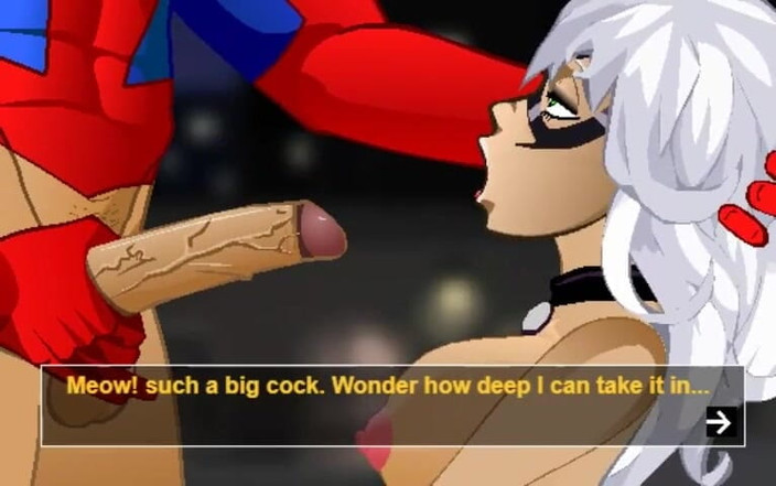 LoveSkySan69Real: Spiderman Negru Felatio Gameplay de Loveskysan