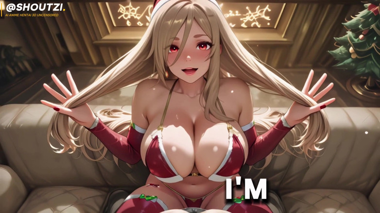 Shoutzi Anime Hentai3D Uncensored: Scartami Tesoro! La Ragazza Di Natale Viene Nella Cowgirl! Il...