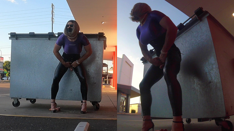 Muscle Sissy Slut Jessica: Muskelschlampe in der Öffentlichkeit bloßgestellt und gefickt