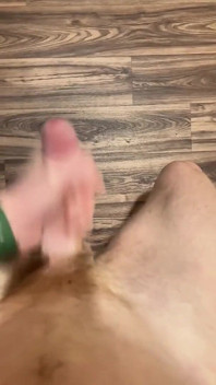 Morning Boner, Dripping Precum, Jerking off