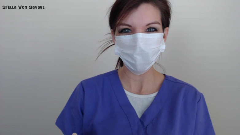 Stella Von Savage: 搾乳手順 手コキ - ラテックス手袋