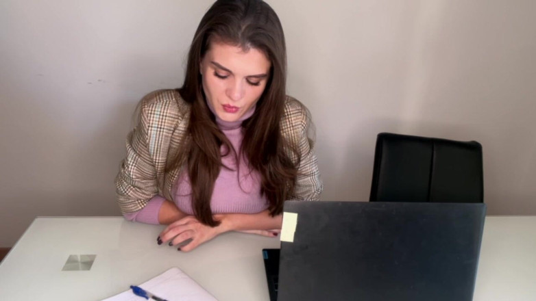 YooYa ASMR: Hot Step Mother Seduces Step Son in the Office