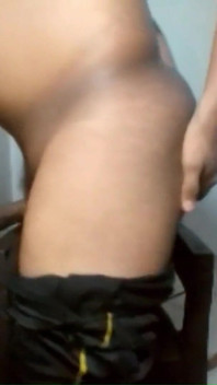 Brown Guy Spanks His Fuckin Huge Ass