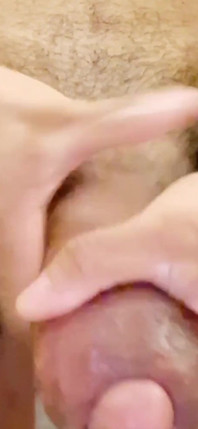 Massaging My Fat Cock