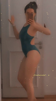 My New Wet Look Swimsuit