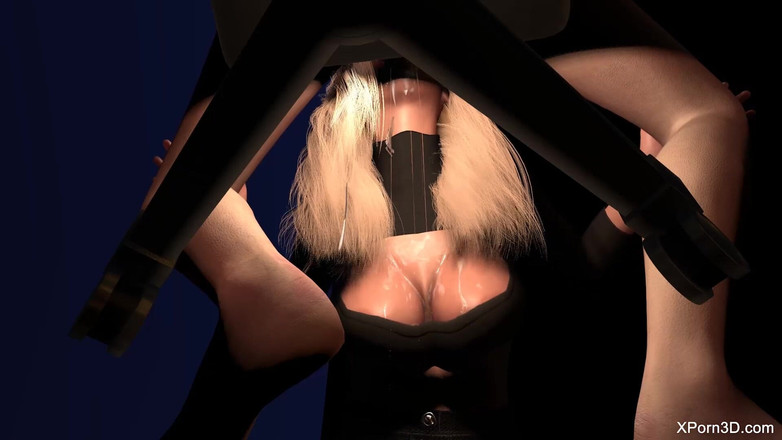 The Scenes: Gagică blondă țâțoasă în gât adânc extrem - gagică blondă