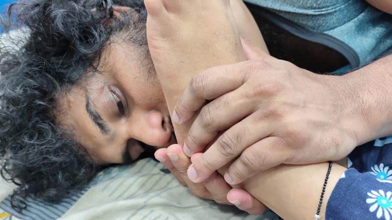 Vaigavarun Feet romance: Романтика с лижет ступни