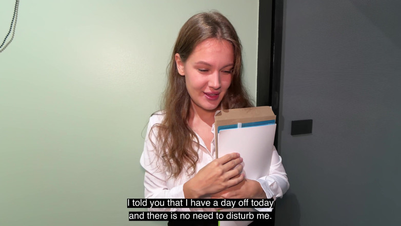 Immaybee: My Secretary Brought Some Documents to My House. She Fell...
