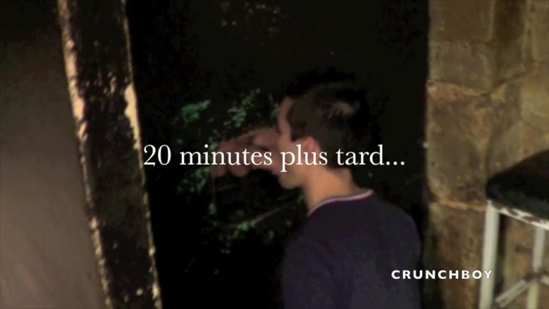 Crunch Boy: Alexi fucked by slut Latino in sling