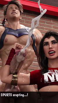 Pikham superhelden 9 wonder woman trekt me af met haar spieren