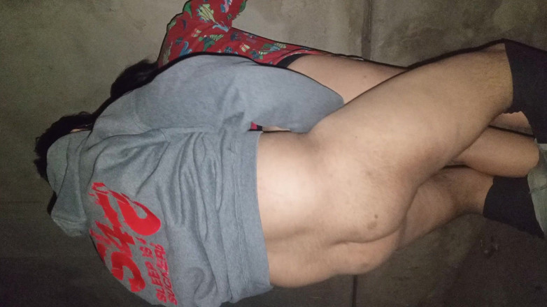jo69sensualidadyplacer: In the Garage Quickly with My Stepmom