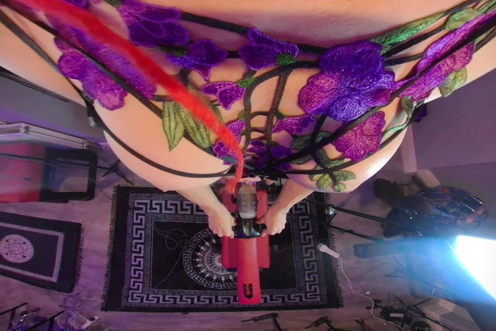 Perception of Depth - Jasmine_Dlight but VR: Jasmine_dlight - POV Futa Fleshlight Fucking - Looking Down Big Boobs and...