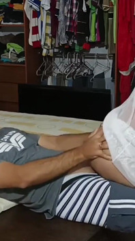 Masturbating in Front of My Stepsister.