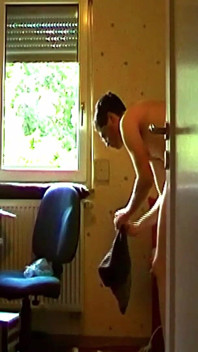 Fleshlight Pussy Stand Fuck Masturbation in Front of Window