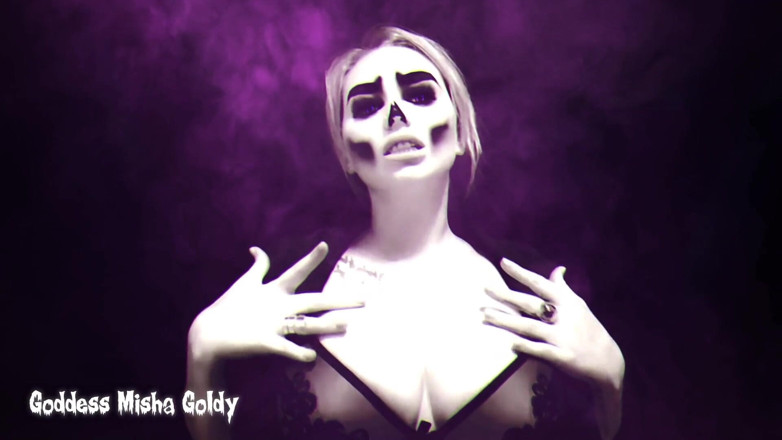 Goddess Misha Goldy: Meus poderes sombrios vão fazer com que você exponha a...