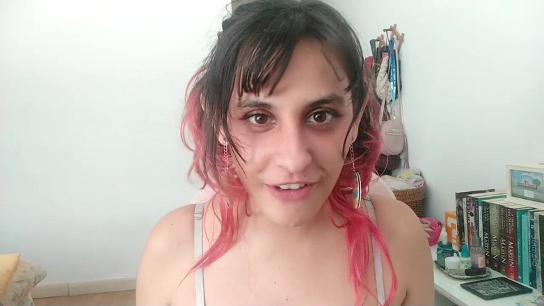Ms Candy Bunny: Aptal sürtük dölünü çalıyor! - Ahegao ve Tükürük