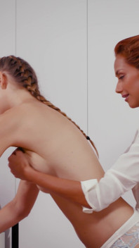 Massagem lésbica quente
