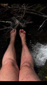 Rushing Water Against My Hirsute Legs