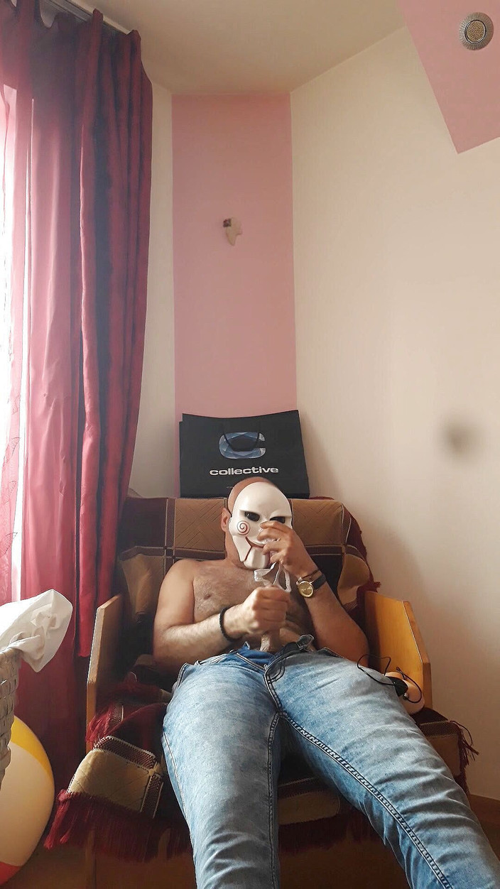 SingerMask: 보지 장난감과 젖은 팬티에 딸딸이