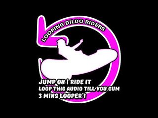 Camp Sissy Boi: SOLO AUDIO - Looping dildo motociclista spinge gioca cavalca e poi...