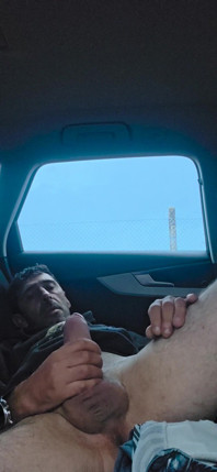 Paja En Publico,en El Coche