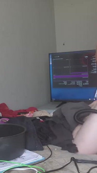 Bubble Butt Boy Turns His Belly Into a Ball