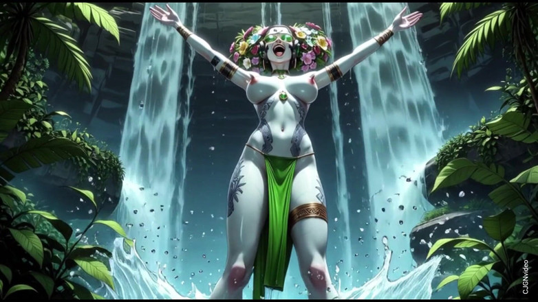 Hot girl dancing: 95 Çiçekli kız arkadaşım seksi poz veriyor (ai animasyon)