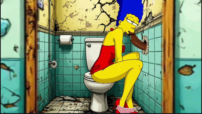 Octopussy Lovers Club: La casalinga sposata viene scopata in un bagno sporco. Parodia...