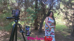 Riderqueen BBW Step Mom Latina Ebony: Riderqueen Bersendirian, di luar, video untuk peminat