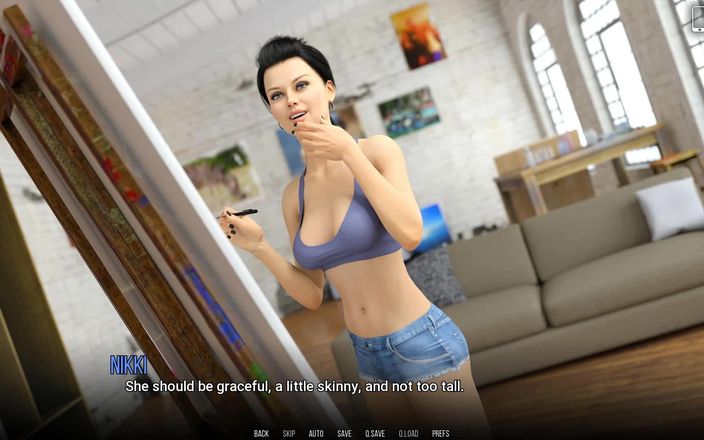 Dirty GamesXxX: Univerzita problémů: sexy dívka, erotické umění ep 44