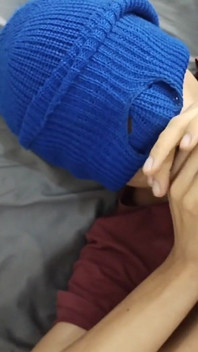 Latin Twink Kneels and Swallows Everything From Muscular Gym Male