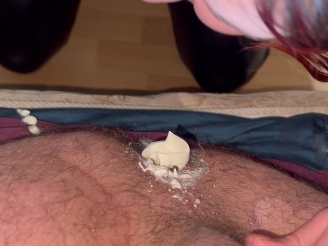 Morning Rimming POV with Cream in Latex (custom Video) (Elena917 studio)